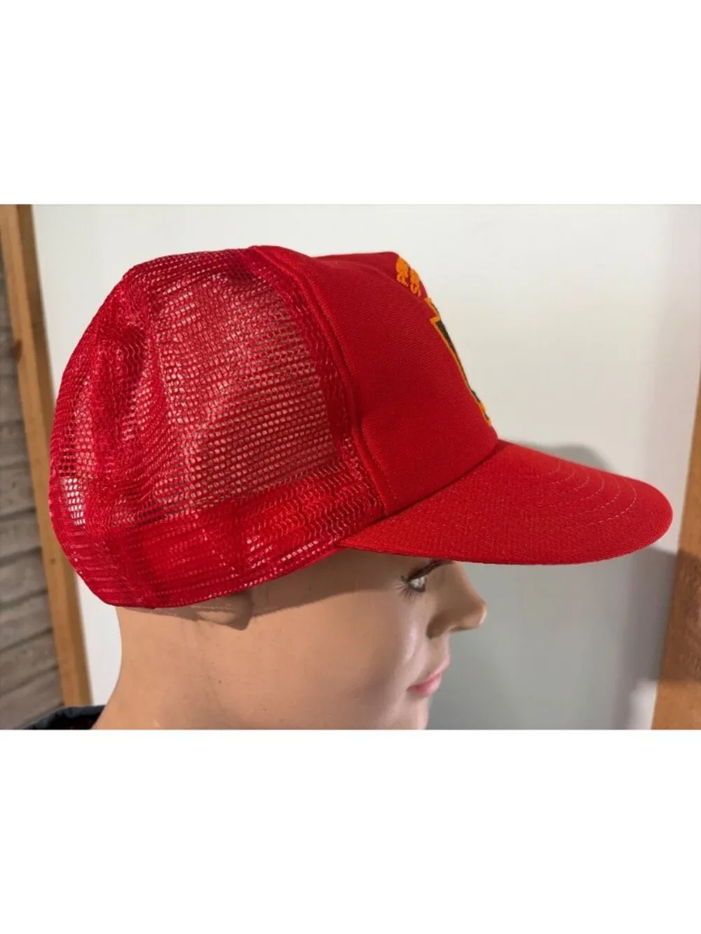 Pennsylvania State Police Trooper Red Snapback Mesh Hat Made In USA